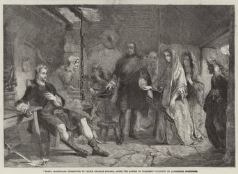 Flora Macdonald presentata al Principe Carlo Edoardo, dopo la Battaglia di Culloden
